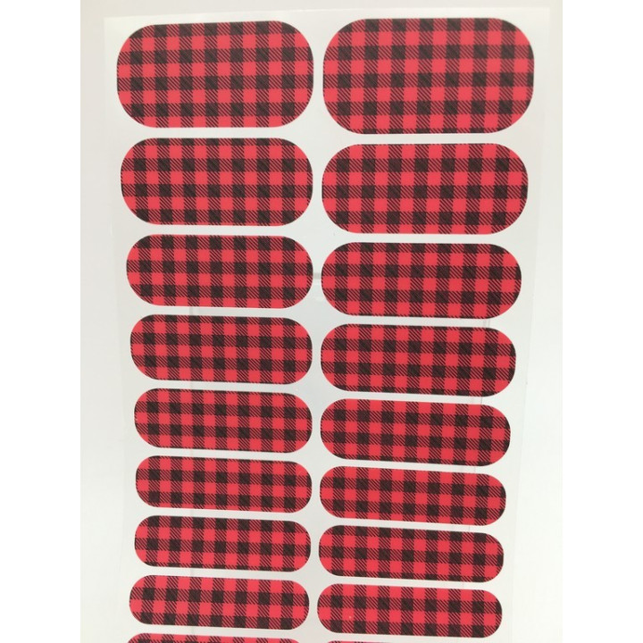 Nehtový wrap Jamberry 2S81 - Friday Flannel 0917