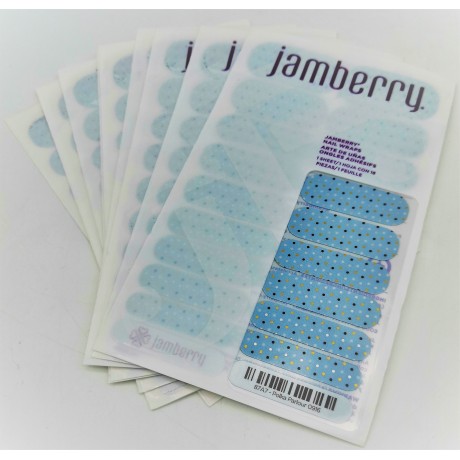Nehtový wrap Jamberry 87A7 - Polka Parlour 0916, 10ks
