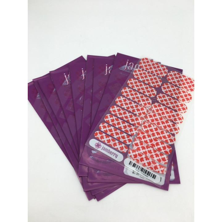 Nehtový wrap Jamberry YA06 - O Canada, 10ks