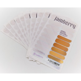 Nehtový wrap Jamberry 98A7 - Brassy Love 0317, 10ks