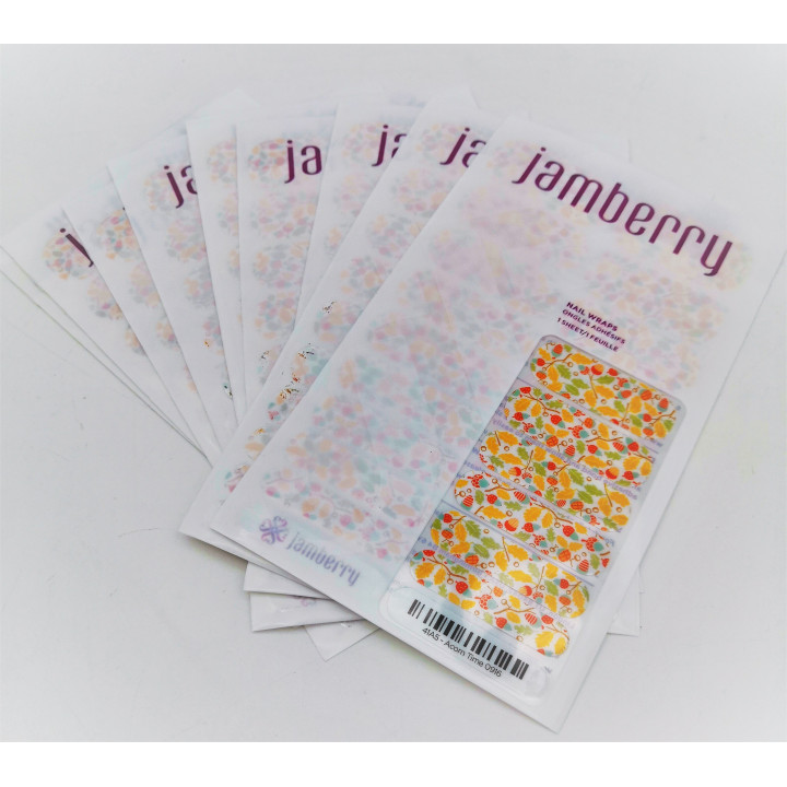 Nehtový wrap Jamberry 41A5 - Acorn Time 0916, 10ks