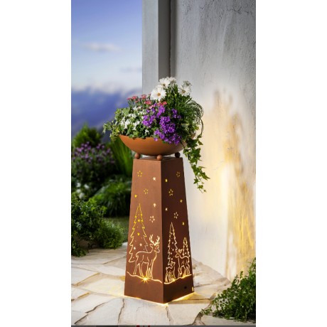 Dekorační svítící sloup na květiny Weltbild 138372722, 72 cm
