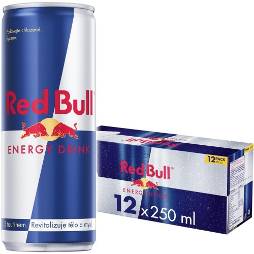Energetický nápoj Red Bull, 12x250ml