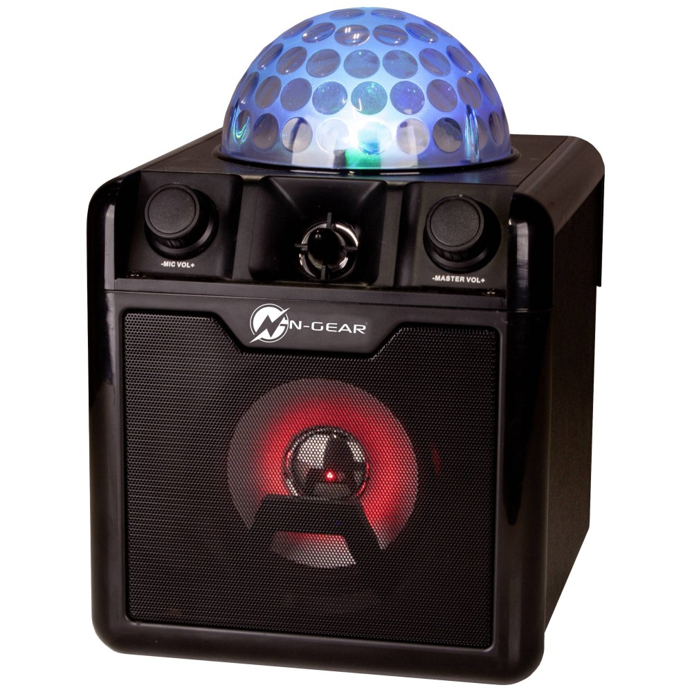 Bluetooth reproduktor N-gear Disco block 410 s mikrofonem, 50 W, černá