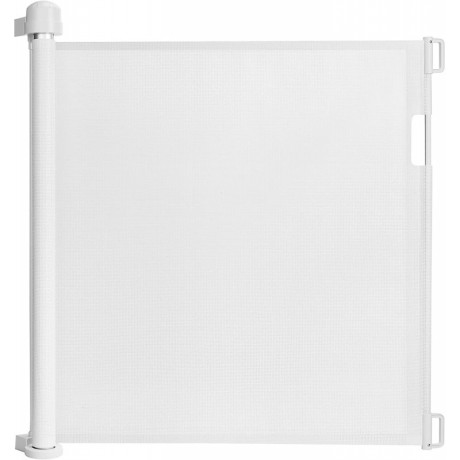 Svinovací bezpečnostní zábrana 195 x 85 cm, bílá