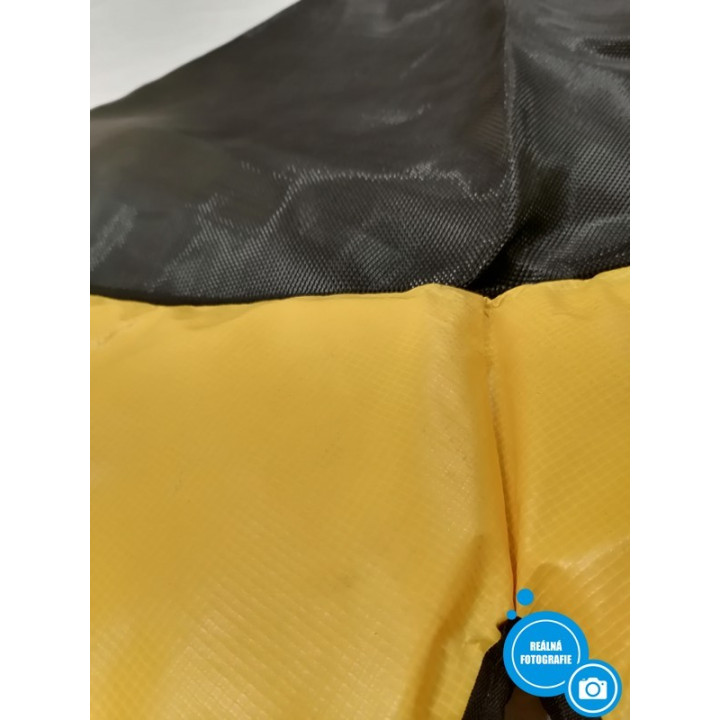 Náhradní skákací plocha na trampolínu Langxun, průměr 166 cm, černožlutá