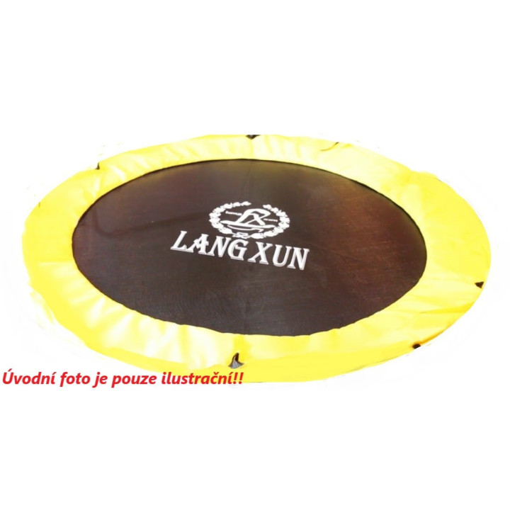 Náhradní skákací plocha na trampolínu Langxun, průměr 166 cm, černožlutá