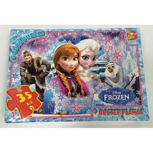 Puzzle pro děti G-toys Puzzle, Disney Frozen, 35 dílků