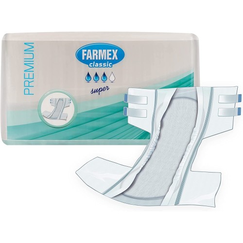 Inkontinenční vložky Farmex classic premium /super, vel. střední