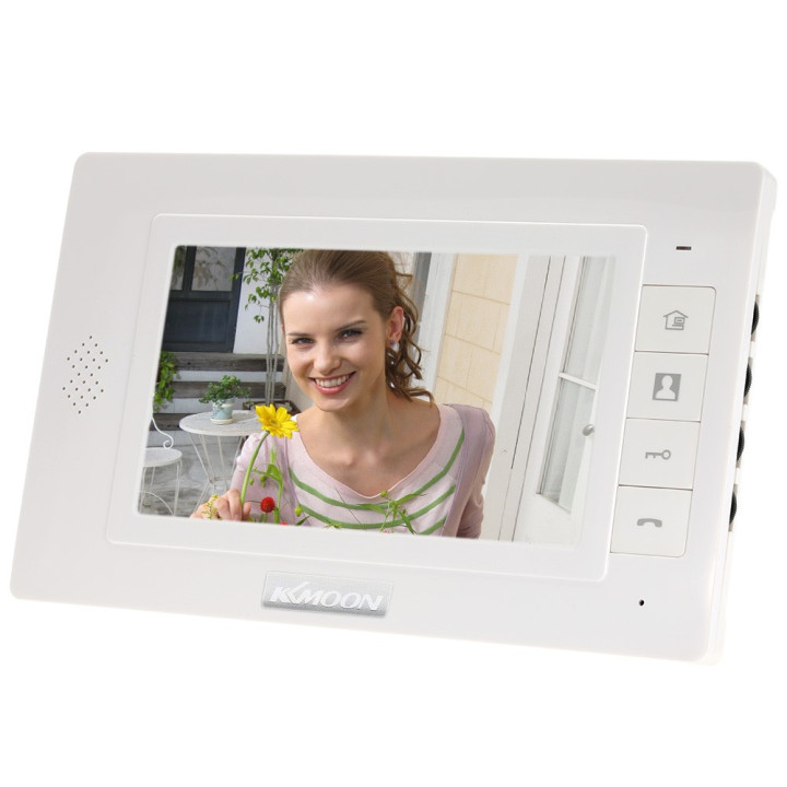 Videotelefon KKmoon TP01H-12, 7" LCD displej , bílá