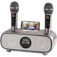 Karaoke bluetooth reproduktor SDRD SD-316, stříbrná