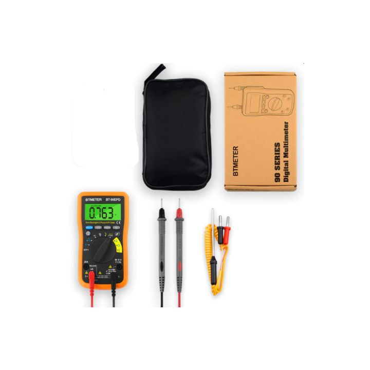 Digitální multimetr BTMETER BT-90EPC, oranžová