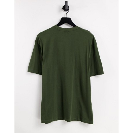 Pánské tričko ONLY & SONS relaxed fit logo t-shirt in forest green, vel. XS