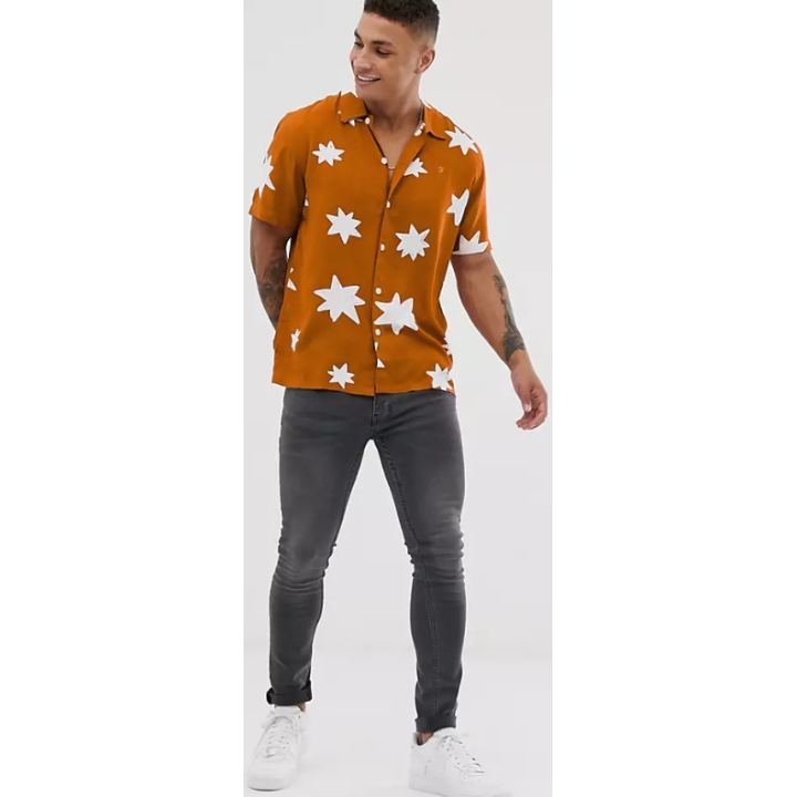 Pánská košile Farah Santiago, vel. XL, Goldfish 808