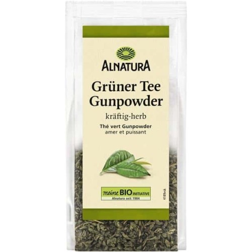 Sypaný zelený čaj Alnatura Gunpowder, 100 g