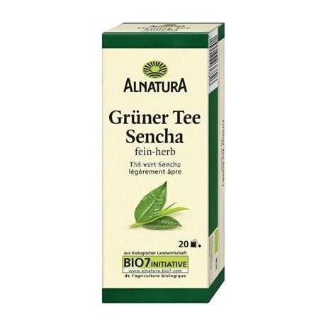 Zelený čaj Alnatura Sencha, 20 x 1,5g