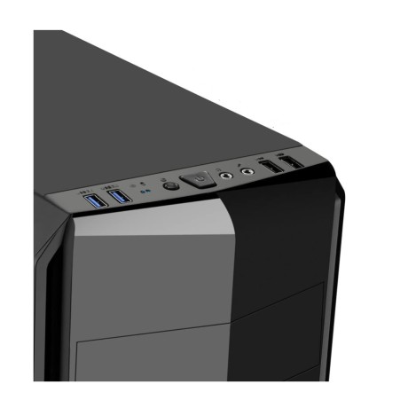 Herní počítačová skříň Empire Gaming WareFare ATX 2,5” SSD se 3 LED ventilátory – modrá (OE