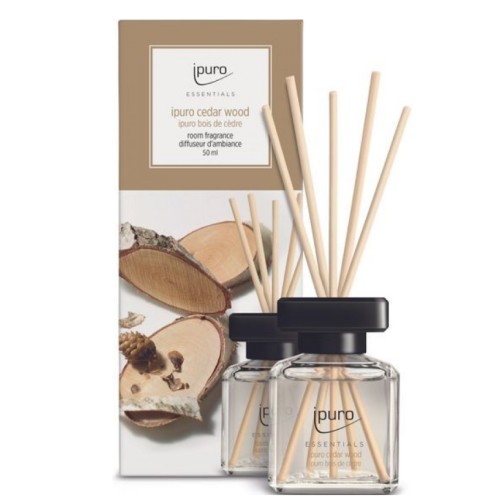 Aroma difuzér Ipuro Essentials Cedar Wood, 2 x 50 ml