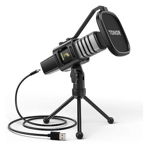 Kondenzátorový USB mikrofon Tonor TC30, černá