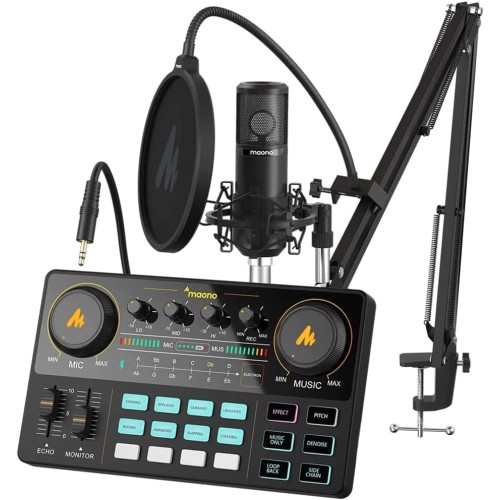 Audio mixážní zařízení Maono AU-AM200-S6, černá