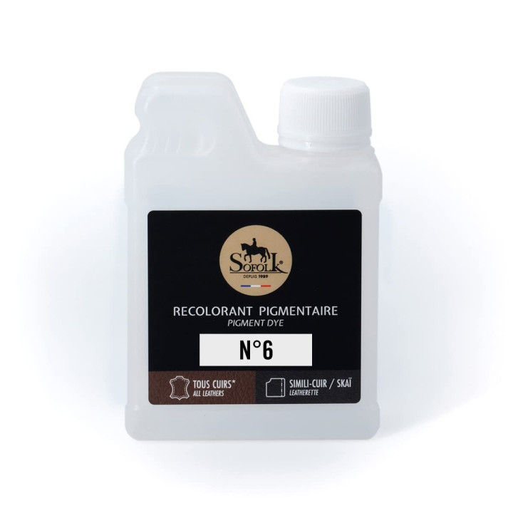 Krycí barva na kožené čalounění Sofolk, 6 bílá, 250ml