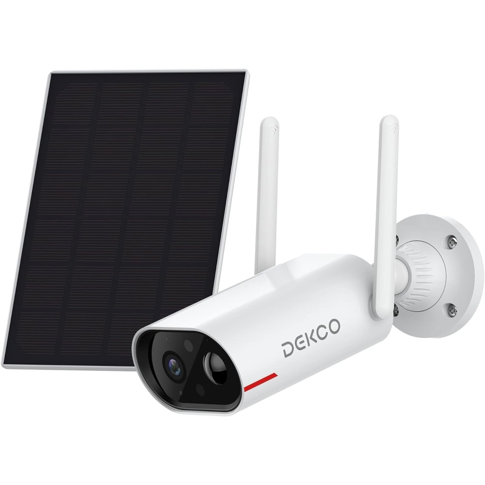 Solární bezpečnostní kamera Dekco DC8L, 2k, 1080 p