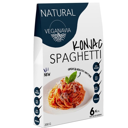 Konjakové špagety Veganavia Natural, 200 g