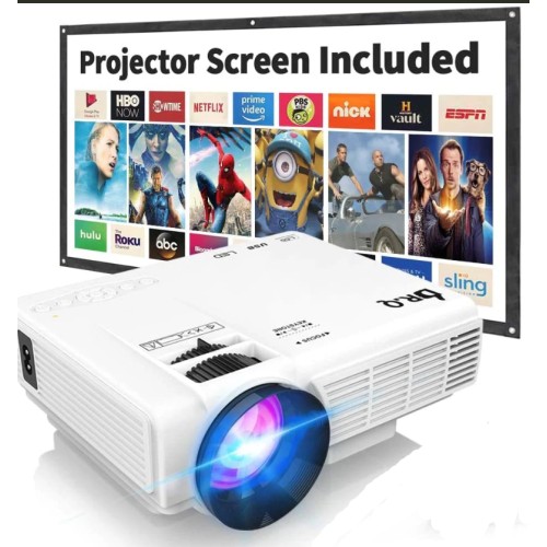 Projektor s dálkovým ovládáním Dr.Q HI-04, Full HD 1080p, bílá