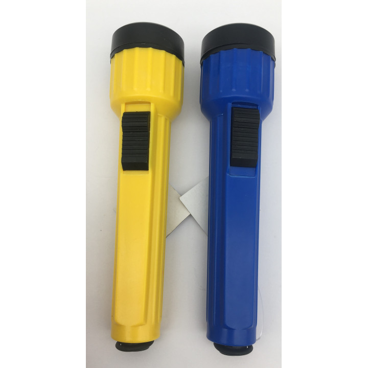 Plastová svítilna PaVexim S-429, 2,4 V, žlutá/ modrá