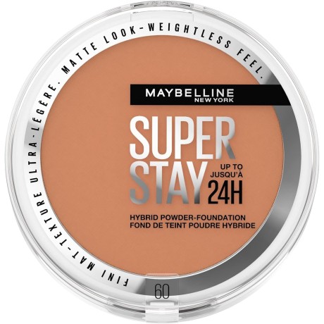 Pudr Maybelline Hybrid Powder Foundation Super Stay 24H, odstín 60