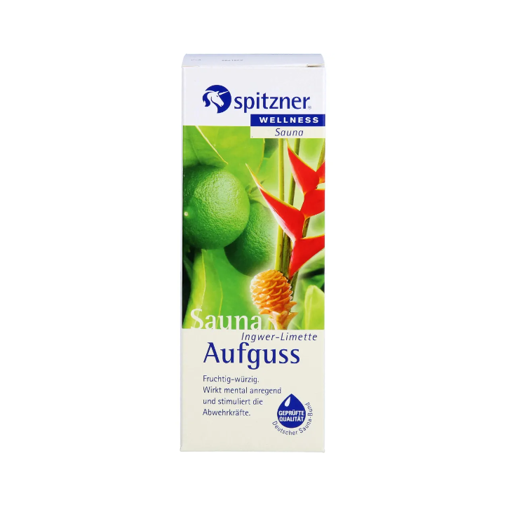 Saunová infuze Spitzner, 190 ml, zázvorovo-limetková