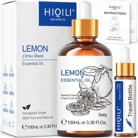 Esenciální olej Hiqili - Lemon, 100 ml
