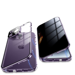 Pouzdro na iPhone 14 Pro Max Jonwelsy, fialová