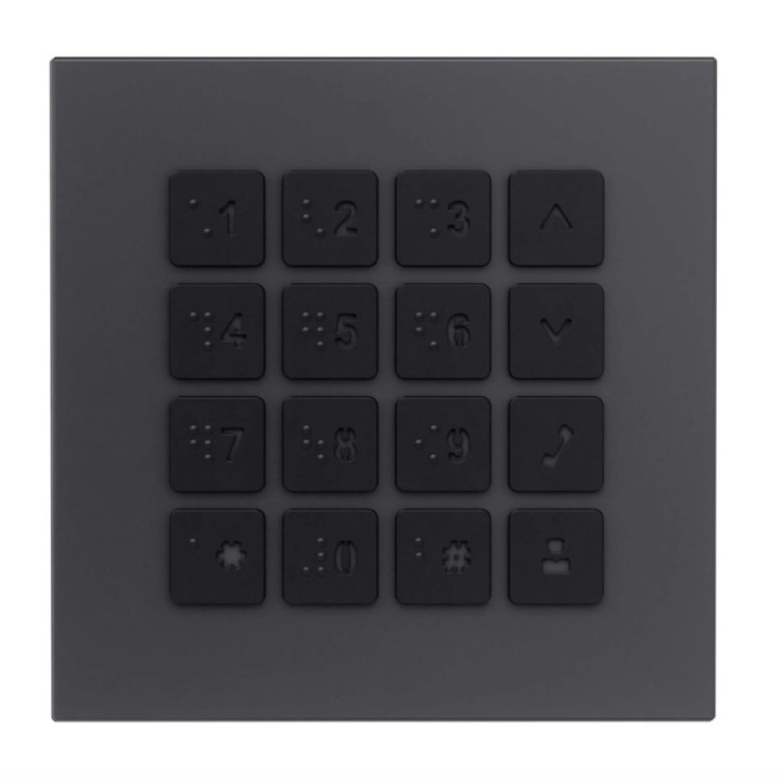 Dveřní intercom systém Goliath hybrid Keypad modul, černá