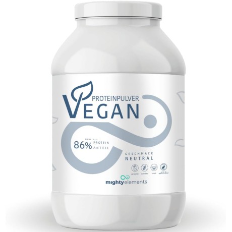 Doplněk stravy Mighty Elements Vegan proteinpulver Neutral, 1kg