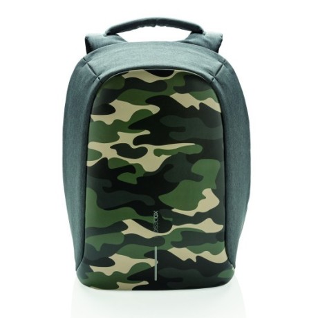 Městský bezpečnostní batoh Bobby Compact Print, 14", XD Design, camouflage green