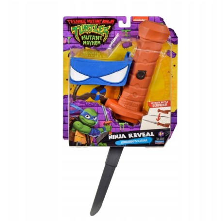 Dětská maska želvy NINJA Reveal Playmates Toys - Leonardo, 4+