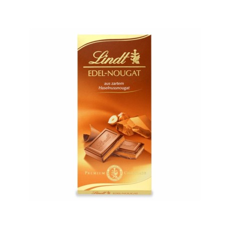 Mléčná čokoláda s příchutí nugátu Lindt, 100 g