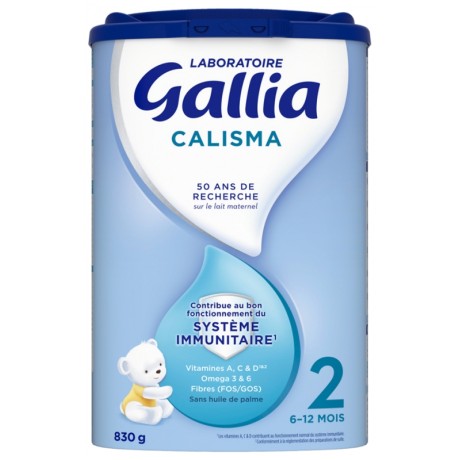Kojenecké mléko Gallia Calisma 2, 6-12 měsíců, 830 g