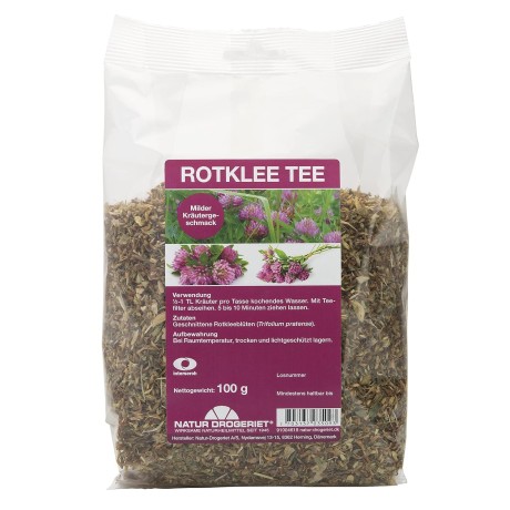 Sypaný čaj z červeného jetele pro ženy ‎Natur-Drogeriet Rotklee Tee, 100 g