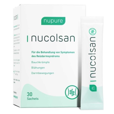 Doplněk stravy pro zdravá střeva Nupure Nucolsan, 30 sáčků