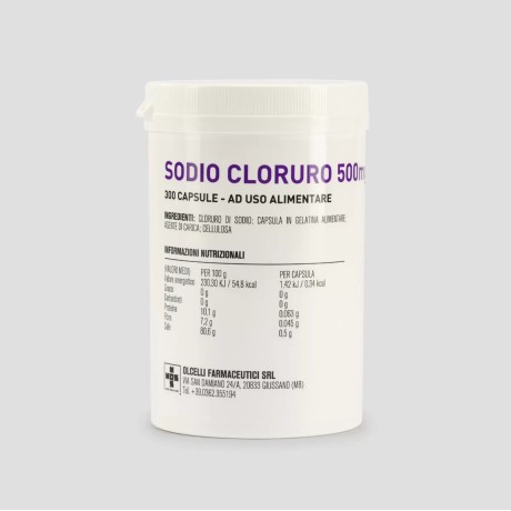 Doplněk stravy Farmaceutici Sodio Cloruru 500 mg, 300 kapslí