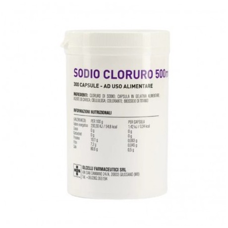 Doplněk stravy Farmaceutici Sodio Cloruru 500 mg, 300 kapslí