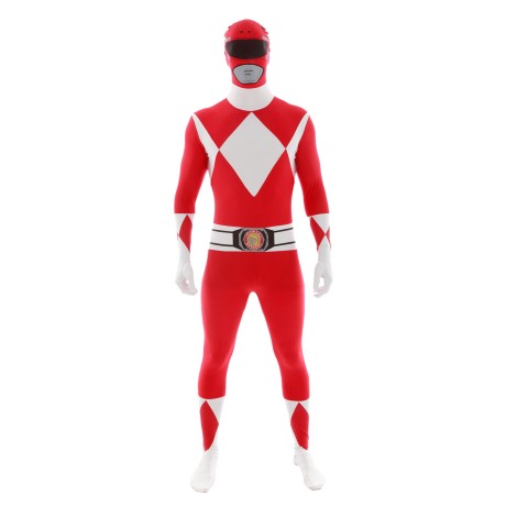 Kostým pro muže Power Rangers: Red Ranger Morphsuit Costumes, vel. L