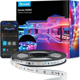 Venkovní SMART RGBIC LED pásek Govee H6172, 36 W, 24 V, 10 m