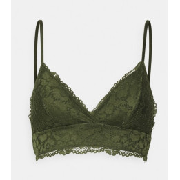 Trojúhelníková podprsenka Only Onlmadison Bra, khaki, vel. XS