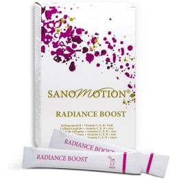 Doplněk stravy na zdraví a krásu pleti SanoMotion Radiance Boost, 30 sáčků, 163,2 g