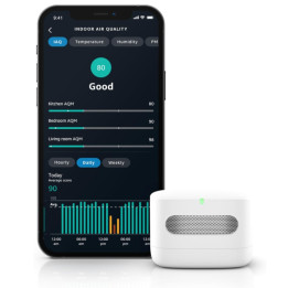SMART Wifi Monitor kvality vzduchu Amazon P3A7EN, 5 V