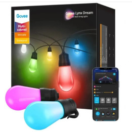 SMART RGBIC venkovní řetěz Govee H7020, 13 W, 15 m