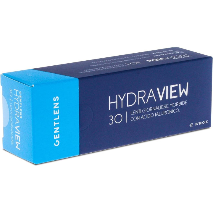 Kontaktní čočky GentLens Hydraview UV Block, -4.00, 30 ks